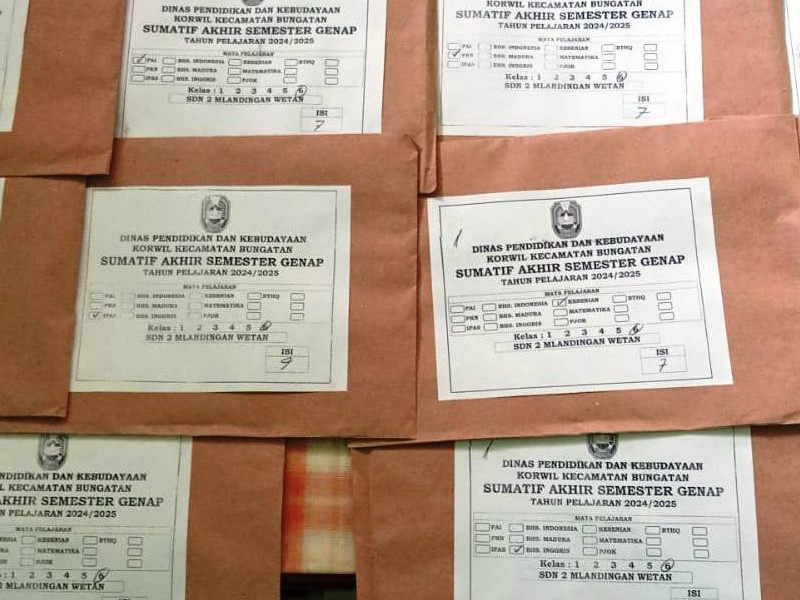 Pelaksanaan UJian Sumatif Akhir Semester Genap 2024 / 2025